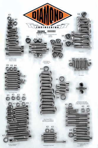 Diamond Engineering - Diamond Engineering OEM Style Polished Stainless Steel Custom Transformation Kit - DE6009HP