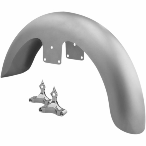 RC Components - RC Components Front Fender Kit for 23in. Wheel - Chrome Adapters - FNDRKT14-23RC
