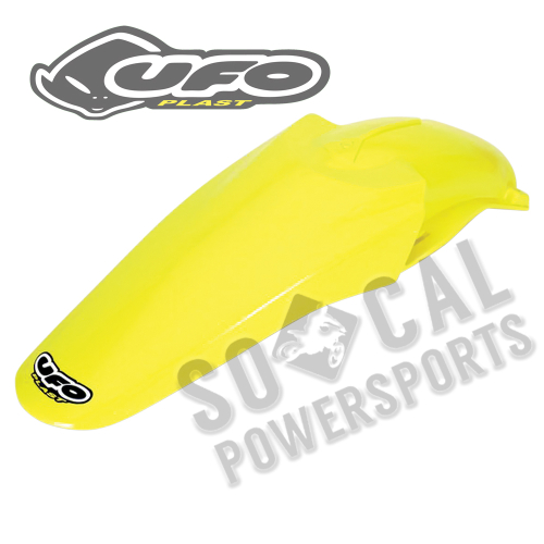 UFO Plastics - UFO Plastics Enduro Rear Fender with LED Light - 01-14 Yellow - SU03980102
