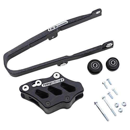 T.M. Designworks - T.M. Designworks Baja-Rally Chain Slide-N-Guide Kit - Black - KCP-K09-BK