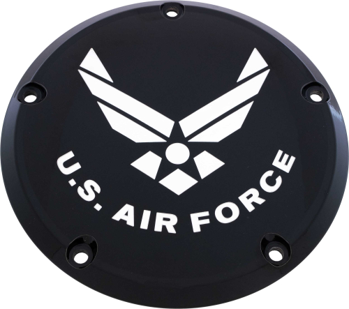 Custom Engraving LTD - Custom Engraving LTD Patriotic Derby Cover - Air Force - Black - AIRF04-46BG