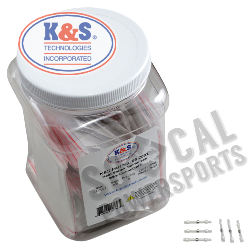 K&S Technologies - K&S Technologies Sordeless Wire Connector - White - 03-2001