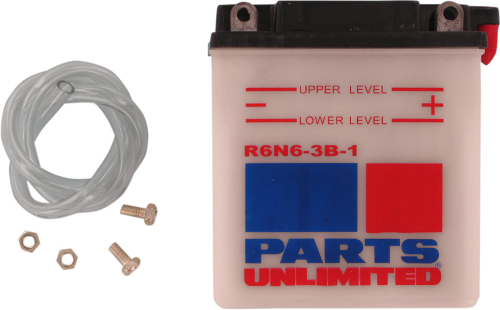 Parts Unlimited - Parts Unlimited 6V Conventional Battery - LEMM2663B-C