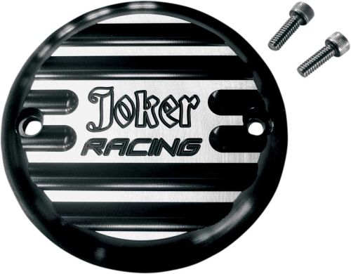 Joker Machine - Joker Machine Points Cover - Finned Joker Racing - Black Anodized - 02-98JFB
