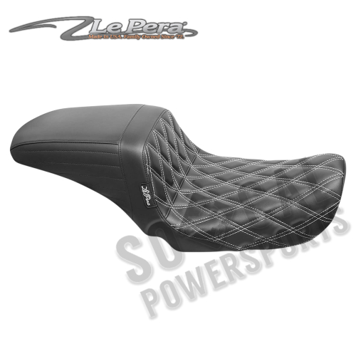 Le Pera - Le Pera Kickflip Seat - Double Diamond White - LK-591DDW