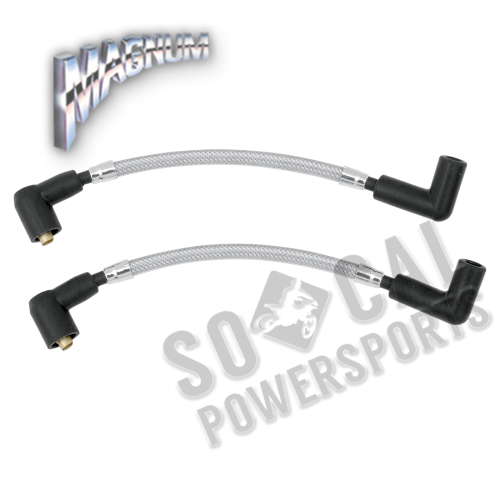 Magnum - Magnum Braided Spark Plug Wires - Polished Stainless - 3030S