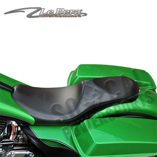 Le Pera - Le Pera Villain Seat for PYO/Bagger Nation Stretched Gas Tanks - LK-817PY