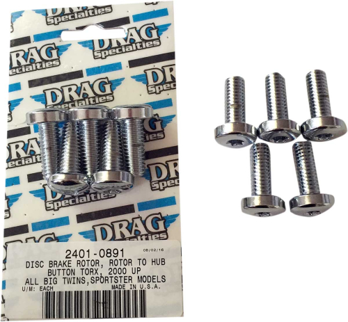 Drag Specialties - Drag Specialties Rear Disc Brake Mounting Kit - Chrome - 2401-0891