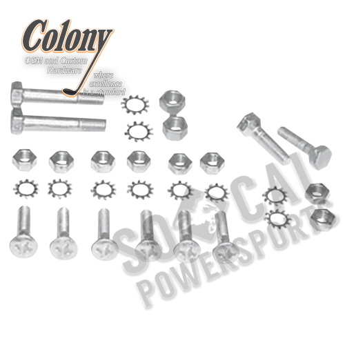 Colony - Colony Rear Fender Support Mounting Kit - Cadmium - 2625-30