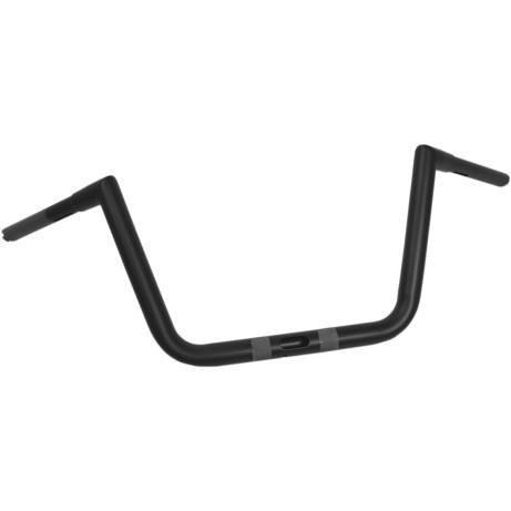 LA Choppers - LA Choppers 1-1/4in. Hefty Twin Peaks Handlebar - 10in. - Flat Black - LA-7312-61M