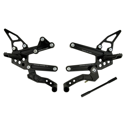 Driven Racing - Driven Racing TT Rearset - DRP-705-BK