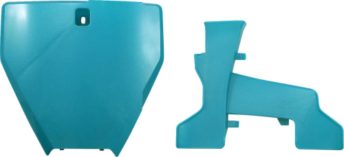 Acerbis - Acerbis Front Number Plate - Teal Metallic - 2726577441