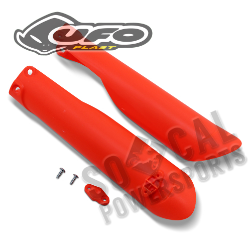 UFO Plastics - UFO Plastics Fork Slider Protectors - Neon Orange - KT04055-FFLU
