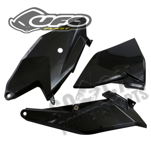UFO Plastics - UFO Plastics Side Panels - Black - KT04086-001