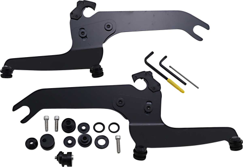 Memphis Shades - Memphis Shades Trigger-Lock Mount Kit for Sportshield Windshields - Black - MEB2052