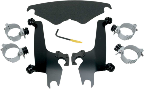 Memphis Shades - Memphis Shades Trigger-Lock Mount Kit for Sportshield Windshields - Black - MEB8927