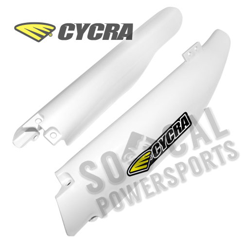 Cycra - Cycra Lower Fork Guards - White - 1CYC-6904-42
