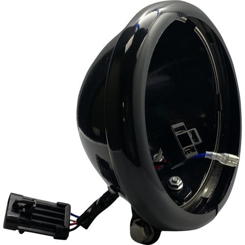 Custom Dynamics - Custom Dynamics 5.75in. Headlight Bucket with Wire Adapter - CD-18ST-BUCKET