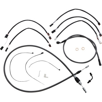 Magnum - Magnum Karbonfiber Handlebar Installation Kit for 15in-17in. Ape - 7871162