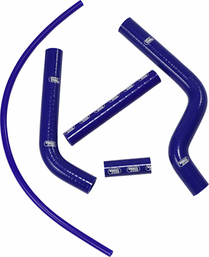 Moose Racing - Moose Racing Race Fit Radiator Hose Kit without Clamps - 5 - Blue - YAM-30-BL