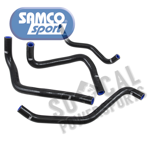 SAMCO Sport - SAMCO Sport Radiator Hose Kit - Black - HON-89BLK