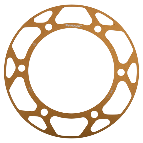 Supersprox - Supersprox Edge Disc Insert - 45T Rear Sprocket - Gold - RACD-865-45-GLD