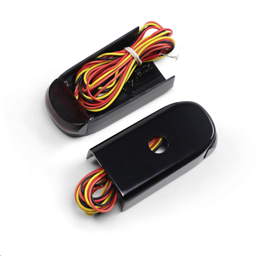 Alloy Art - Alloy Art Strut Mount LED Lights - Red Lens - Anodized Black Finish - SSL-LG-3B