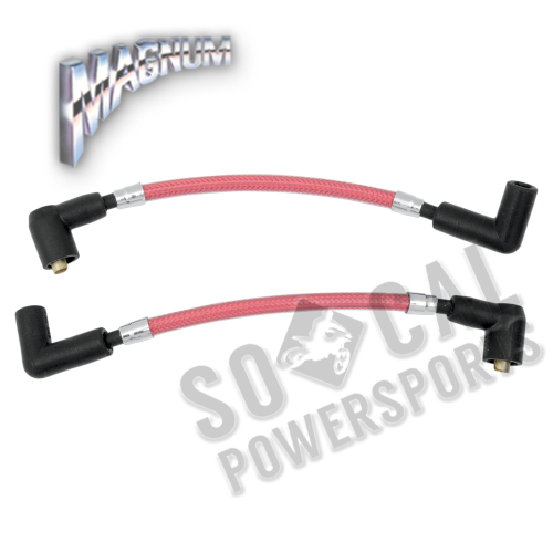 Magnum - Magnum Braided Spark Plug Wires - Candy Apple Red - 3030T