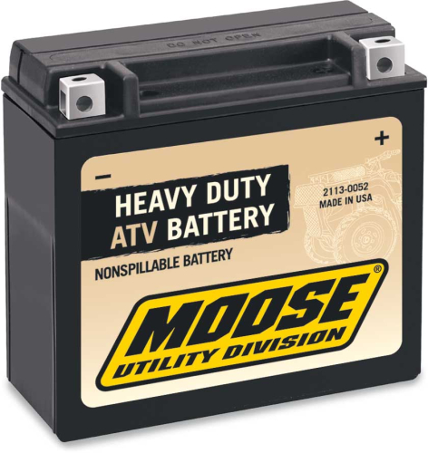 Moose Utility - Moose Utility Factory-Activated AGM Maintenance-Free Battery - MOOM720BH