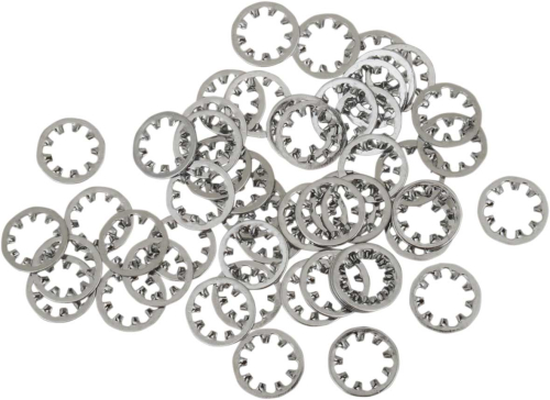 Drag Specialties - Drag Specialties Chrome Inside Star Washers - #10 - 3/16in. - MPB456