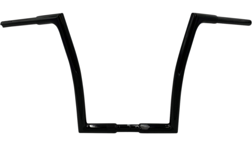 Fat Baggers, Inc. - Fat Baggers, Inc. 1-1/4in. EZ Install Flat Top Handlebars - Gloss Black - 708014-B