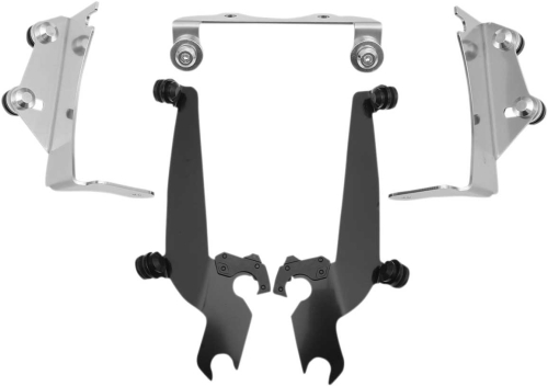 Memphis Shades - Memphis Shades Trigger-Lock Mount Kit for Sportshield Windshields - Black - MEB8914