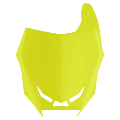 Acerbis - Acerbis Front Number Plate - Fluorescent Yellow - 2686484310