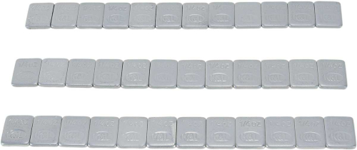 K&L Supply - K&L Supply Steel Stick On Wheel Weights - Silver - 1/4oz. - 32-2415