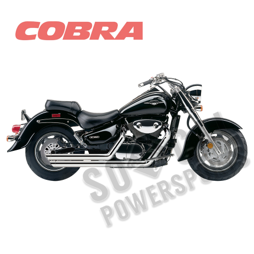 Cobra - Cobra Speedster Slashdown Exhaust with Powerport - 3820