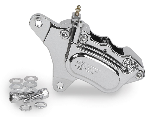 GMA Engineering - GMA Engineering 2-Piston Custom Rear Brake A-Caliper Kit - Classic Clear Anodized - GMA-103FLT