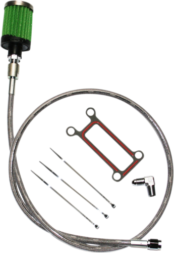 Feuling - Feuling Oil Tank Breather Kit - Stainless Steel - 3075