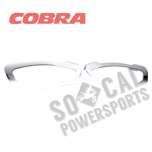 Cobra - Cobra Saddlebag Supports - Chrome - 02-6134