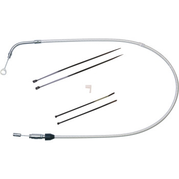 Magnum - Magnum Alternate Length Sterling Chromite Quick Connect Braided Upper Clutch Cable - 47in. - 32358HE