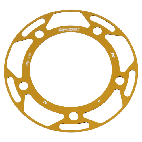 Supersprox - Supersprox Edge Disc Insert - 42T Rear Sprocket - Gold - RACD-302-42-GLD