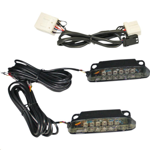 Custom Dynamics - Custom Dynamics LED Saddlebag Rail Light Bars - Smoke Lens - CD-LR-09-S