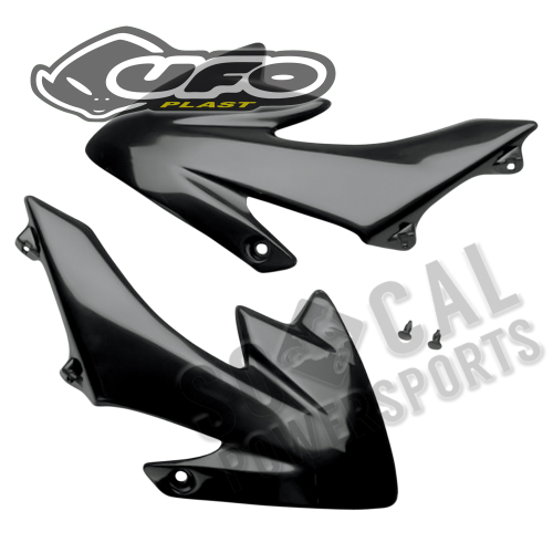 UFO Plastics - UFO Plastics Radiator Covers - Black - HO03643-001