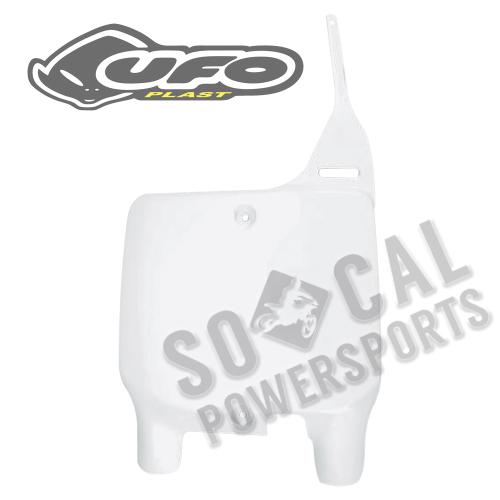 UFO Plastics - UFO Plastics Front Number Plate - White - SU03904041