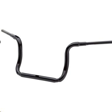 LA Choppers - LA Choppers 1-1/2in. Traditional Ape Hanger Handlebar - Black - LA-7323-12B