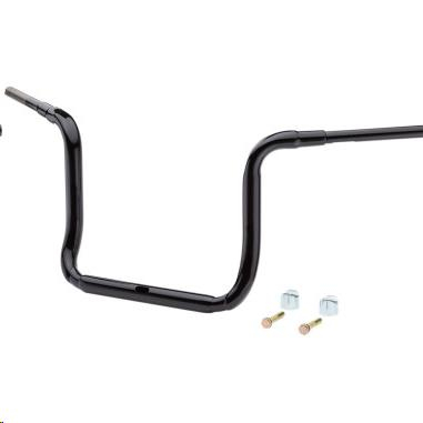 LA Choppers - LA Choppers 1-1/2in. Traditional Ape Hanger Handlebar - Black - LA-7323-14B