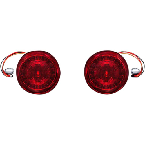 Custom Dynamics - Custom Dynamics Probeam Rear LED Turn Signal Inserts with Red Lenses - PB-RR-JAE