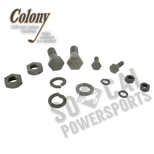 Colony - Colony Rear Crash Bar Mounting Kit - Parkerized - 9532-13