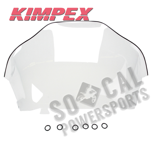 Kimpex - Kimpex Polycarbonate Windshield - High - 15.5in. - Clear - 06-459