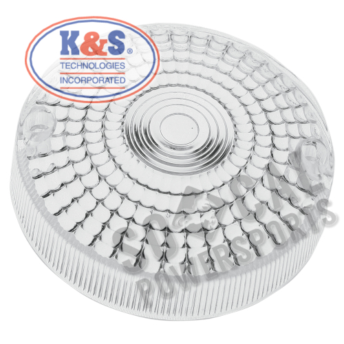 K&S Technologies - K&S Technologies DOT Approved Turn Signal Replacement Lens - Clear - 25-1100C