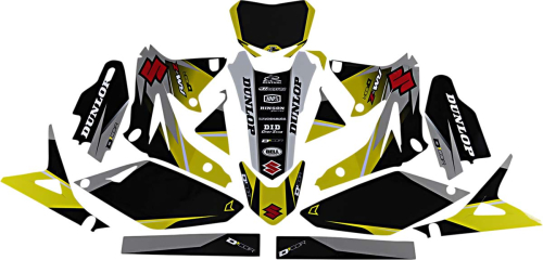 DCOR - DCOR COR 9 Suzuki Complete Graphics Kit - Black - 20-40-252